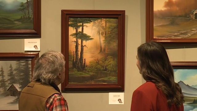 A Joyful Journey: Bob Ross Paintings Exhibit in North Carolina